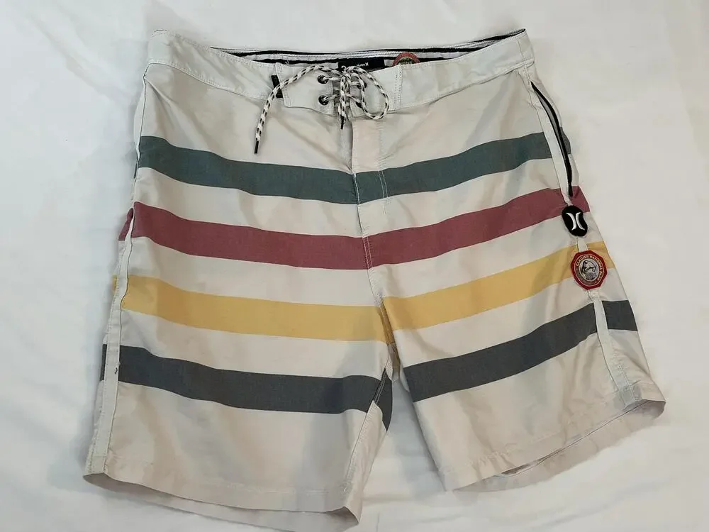 Hurley Pendleton Board Shorts Mens 36 Glacier National Park Stripe Swim Trunks